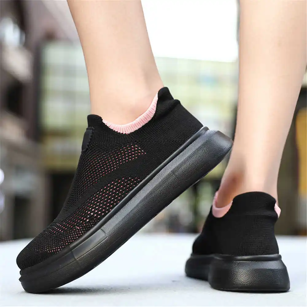 Streetwear Brand Best - Platform çorap kahverengi ayakkabı kadın kaykay